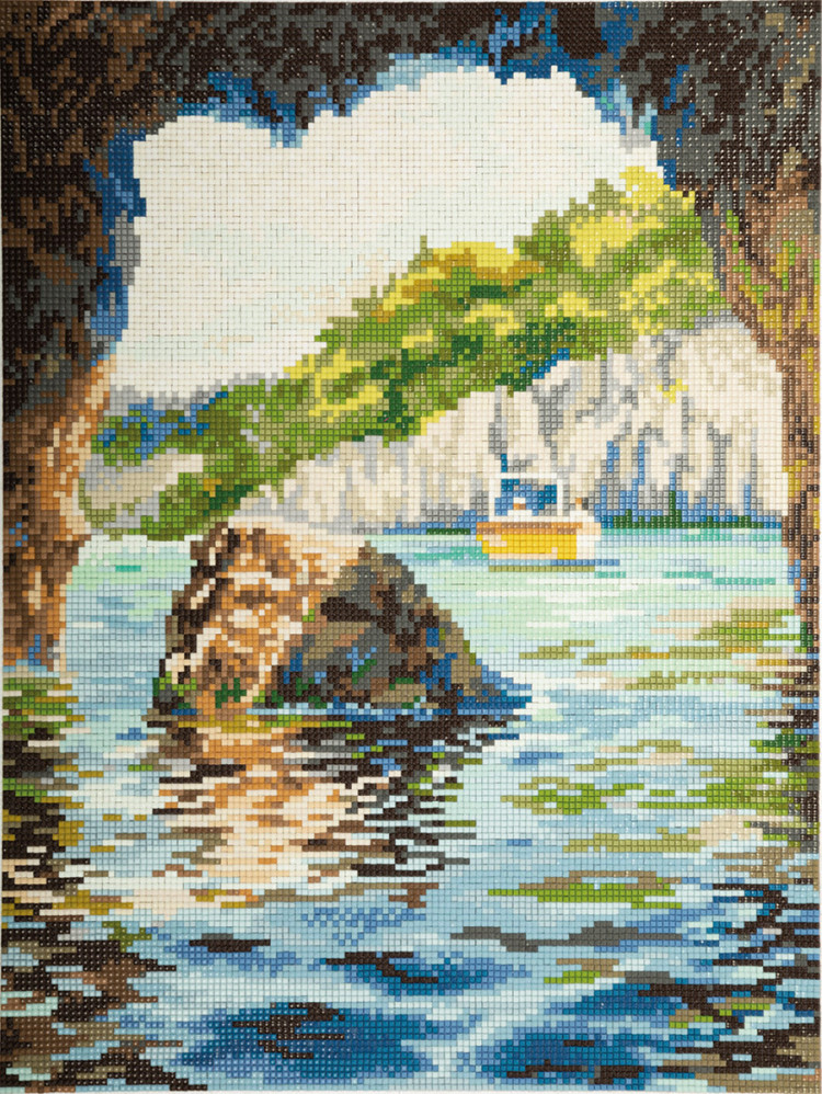 Кристальная (алмазная) мозаика ФРЕЯ ALVR-258 Греция. Остров Корфу.