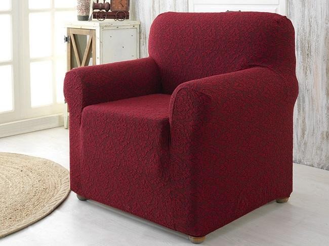 Чехол на кресло KARNA MILANO бордовый