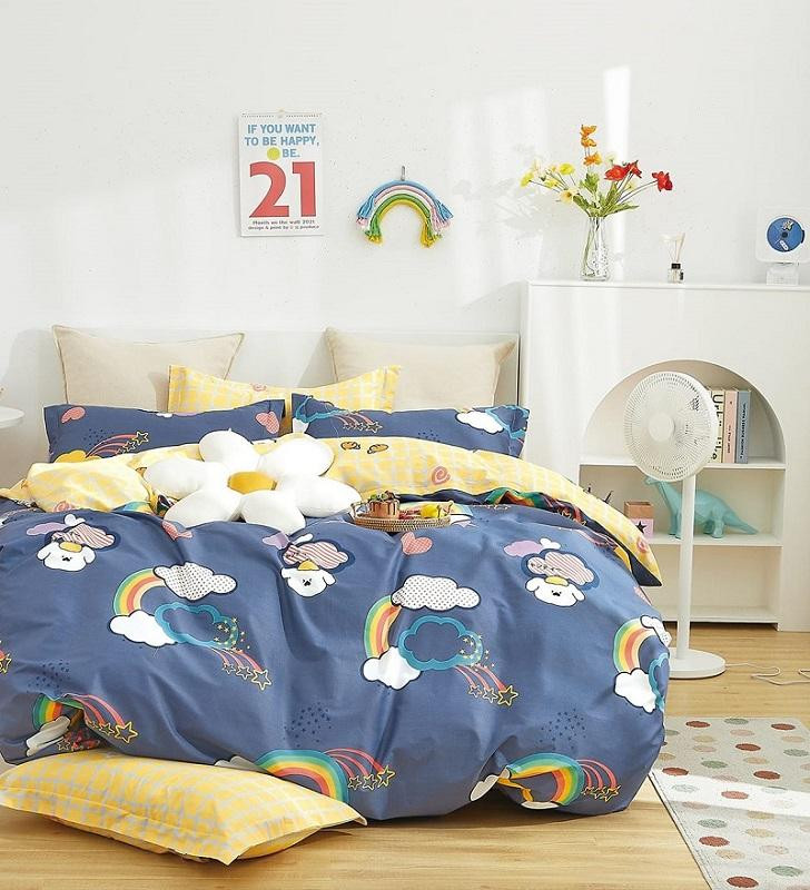 Постельное белье двухстороннее из твила TANGO TPIG-1594 50х70 (1шт), 70х70 (1шт) 1,5-спальное