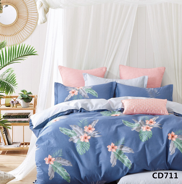 Постельное белье из печатного сатина ARLET CD-711 семейное