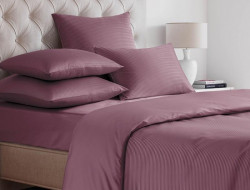 Пододеяльник из страйп-сатина SAILID ST-8-180х215 божоле 180х215