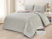 Постельное белье из твила с одеялами TANGO PRIMAVERA классика в клетку семейное