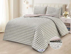 Постельное белье из твила с одеялами TANGO PRIMAVERA классика в клетку семейное