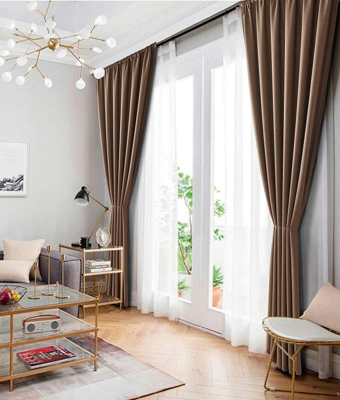 Комплект штор из рогожки TANGO NATURE N-05 200х272 (2шт)