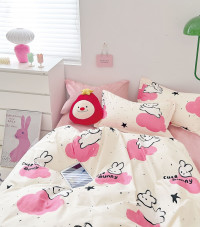 Постельное белье из твил-сатина TANGO cute bunny 50х70 (2шт) 1,5-спальное