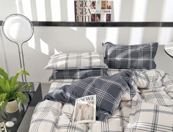 Постельное белье из твил-сатина в ПВХ TANGO юмари 50х70 (2шт) евро