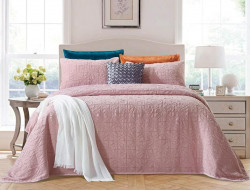 Покрывало с наволочками тонкое жаккардовое TANGO EM-05 240х260