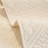 Накидка на подлокотники из велюра TANGO SOFA кремовая 70x90 (1шт)