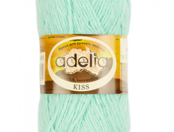 Пряжа ADELIA KISS №10 светло-мятная 100% полиэстер, 10 шт х 50 гр, 145 м +/- 7 м