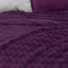Плед из полиэстера KARVEN SUPER SOFT P943 BENZIA фиолетовый 160х220