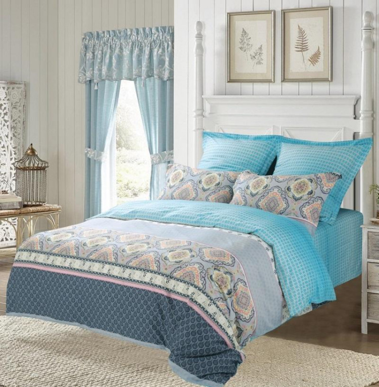 Постельное белье из печатного сатина SAILID B-210-3 евро