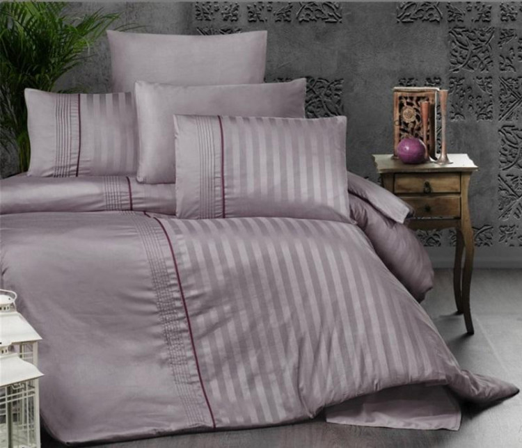 Постельное белье из сатина де люкс KARVEN N044 MODALIFE LAVENDAR 50х70 (2шт), 70х70 (2шт) евро