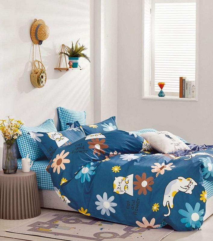 Постельное белье двухстороннее из твила TANGO TPIG-1567 50х70 (1шт), 70х70 (1шт) 1,5-спальное