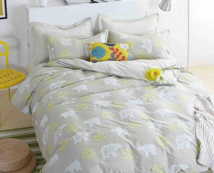 Постельное белье двухстороннее из твил-сатина SAILID BP-66-2 2-спальное