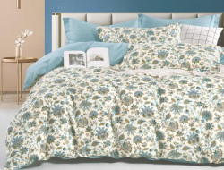 Постельное белье двухстороннее из твил-сатина SAILID BP-159-4 семейное