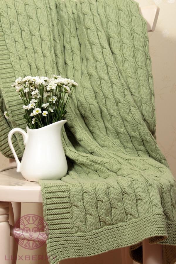 Плед LUXBERRY IMPERIO 22 мятный 130х170