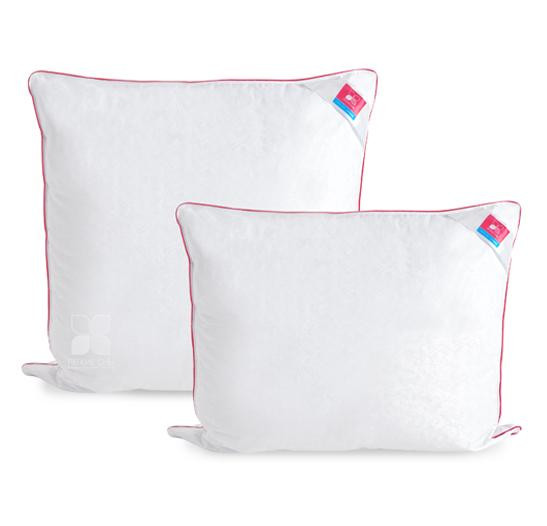 Подушка пуховая в жаккардовом сатине Легкие Сны ВОСТОРГ 50х68 упругая