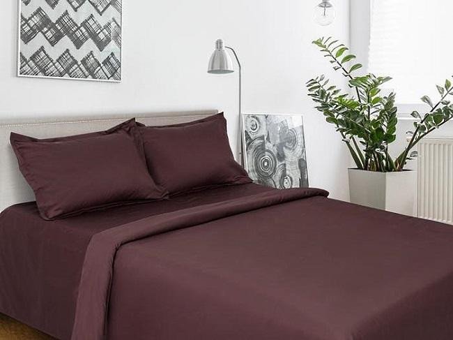 Постельное белье из мако-сатина ЭТЕЛЬ ТЕРРАКОТОВОЕ УТРО 1,5-спальное