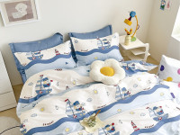 Постельное белье из твил-сатина TANGO skipper 70х70 (2шт) 1,5-спальное Постельное белье из твил-сатина TANGO skipper 70х70 (2шт) 1,5-спальное
