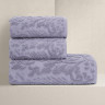 Комплект хлопковых махровых полотенец KARNA MATILDA сиреневый 50х90 (2шт) и 70х140 (1шт)