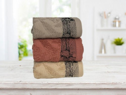 Набор кухонных полотенец махровых хлопковых KARVEN HM719 BEGONYA V2 30х50 (3шт)