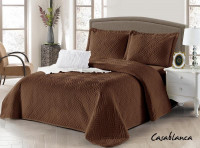 Покрывало с наволочками тонкое велюровое TANGO CASABLANCA CAS-20 230х250