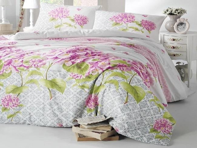 Постельное белье ALTINBASAK RANFORCE LARIN сиреневое 50х70 евро