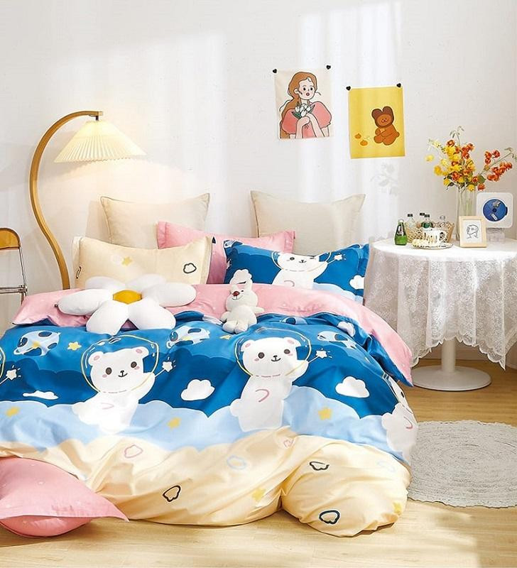 Постельное белье двухстороннее из твила TANGO TPIG-1565 50х70 (1шт), 70х70 (1шт) 1,5-спальное