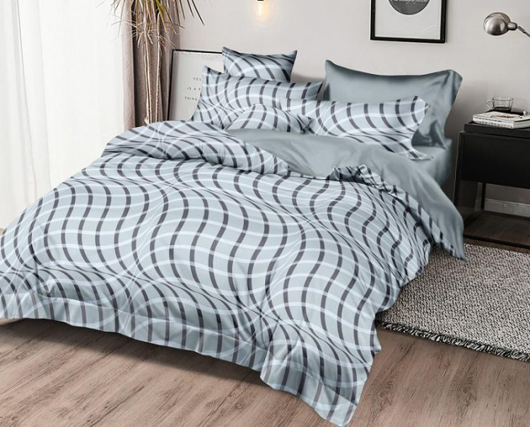 Постельное белье из печатного твил-сатина SAILID BR-7-1 1,5-спальное