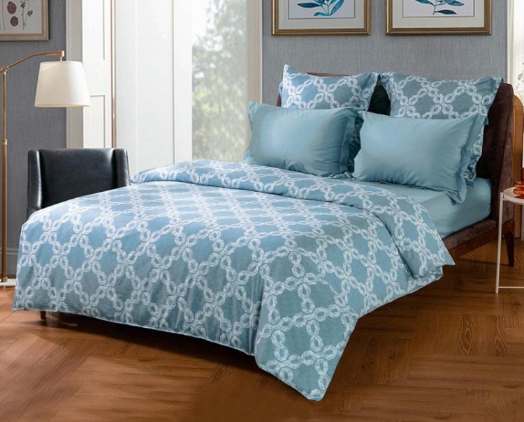 Постельное белье из печатного сатина SAILID B-215-2 2-спальное