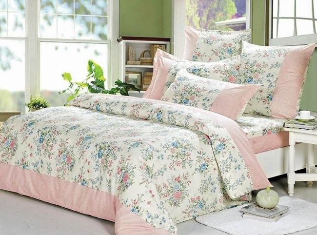 Постельное белье из поплина САЙЛИД A-158 семейное