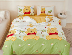 Постельное белье из сатина TANGO винни 70х70 (2шт) 1,5-спальное