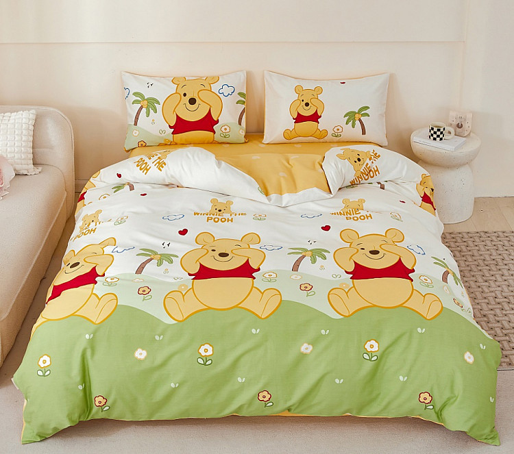 Постельное белье из сатина TANGO винни 70х70 (2шт) 1,5-спальное