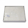 Плед из хлопка махровый KARVEN P962 CORNELY V1 кремовый 160х220