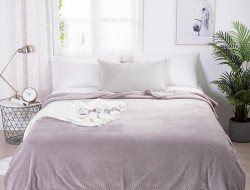 Плед однотонный из микрофибры TANGO SPIGA SP-05 серый 200х220