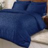 Постельное белье из LUX жаккарда в PVC TAC BRINLEY синее евро