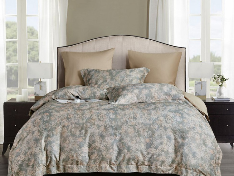 Постельное белье фланелевое из тенсела ASABELLA Паутинка 50х70 (2шт), 70х70 (2шт) семейное