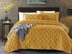 Покрывало с наволочками тонкое велюровое TANGO BACCARA BAC-13 240х260