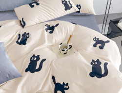 Постельное белье из твил-сатина TANGO котэ 50х70 (2шт) 2-спальное