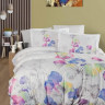 Постельное белье из страйп сатина с цветным принтом KARVEN N249-SB010 50х70 (1шт), 70х70 (1шт) 1,5-спальное
