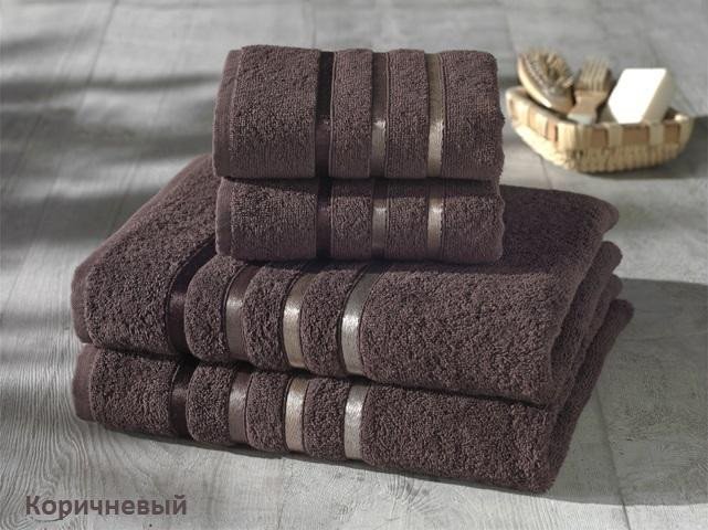 Комплект полотенец KARNA BALE коричневый