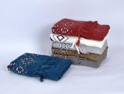 Набор полотенец махровых хлопковых KARVEN H1979 SELCUKLU 50х90 (6шт)