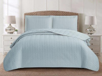 Покрывало тонкое из микрофибры TANGO AMZ MARRAKECH голубое 215х240