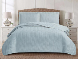 Покрывало тонкое из микрофибры TANGO AMZ MARRAKECH голубое 215х240