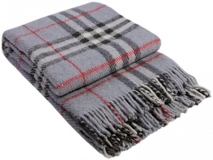 Плед из новозеландской шерсти и полиэстера VLADI ЭЛЬФ 06-03 170х210