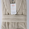 Халат из микрокоттона KARNA MORA кофейный 3XL
