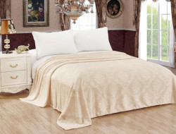 Плед однотонный с тиснением из микрофибры АЛЬВИТЕК ВЕНЕЦИЯ 062-pv 180х200