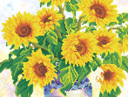 Кристальная (алмазная) мозаика ФРЕЯ ALV-34 Подсолнухи