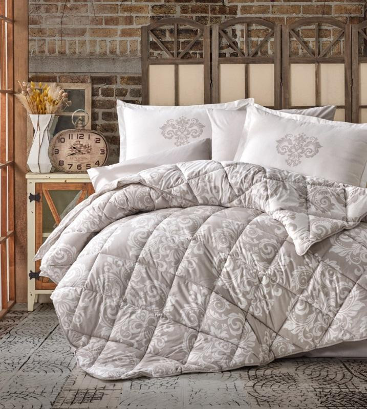 Постельное белье из ранфорса KARVEN N022 SADE BEIGE V-2 50х70 (1шт), 70х70 (1шт) 1,5-спальное