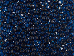 Бисер PRECIOSA (Чехия) круглый 2 10/0 2.3 мм 500 гр 60100 (Ф119) темно-голубой